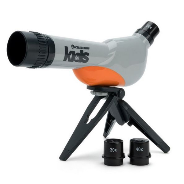 Celestron Cannocchiali 30 mm per bambini, con treppiede da tavolo