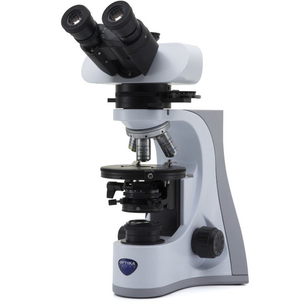 Optika Microscopio B-510POL, polarisation, transmitted, trino, IOS W-PLAN POL, 40x-400x, EU