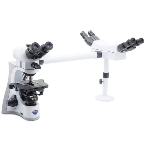 Optika Microscopio B-510-3, discussion, trino, 3-head, IOS W-PLAN, 40x-1000x, EU