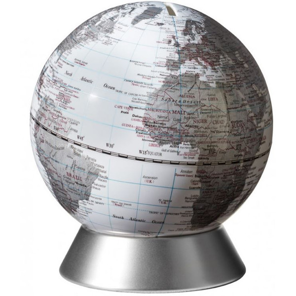 TROIKA Globo Salvadanaio Orion White 14cm