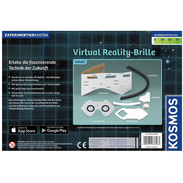 Kosmos Verlag occhiali realtà virtuale