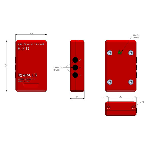 PrimaLuceLab ECCO modulo ambientale computerizzato per EAGLE