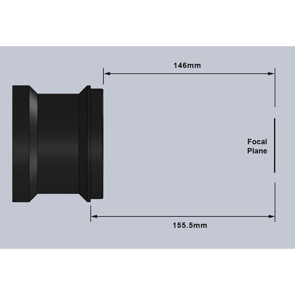 Starizona riduttore e correttore di coma per Celestron C11/C14 SCT II LF Large Format 0,63x