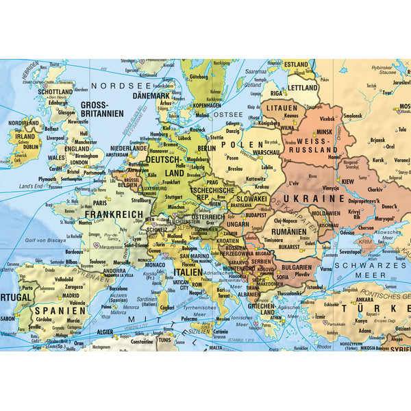Bacher Verlag Mappamondo da viaggio Luoghi della mia vita piccolo incl. Neoballs