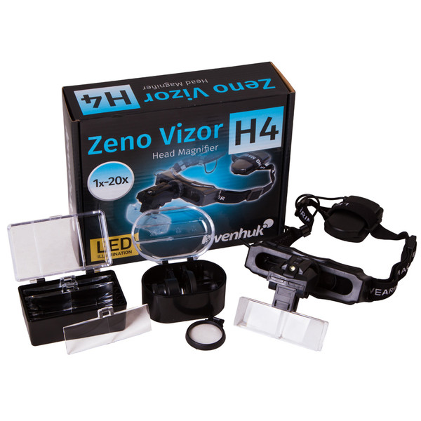 Levenhuk Zeno Vizor H4 lente d'ingrandimento con fascia