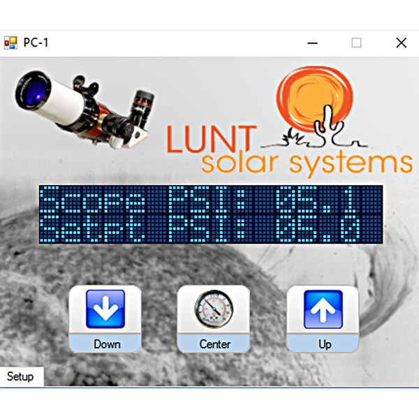Lunt Solar Systems <p>Guida per il Pressure-Tuner PC-USB