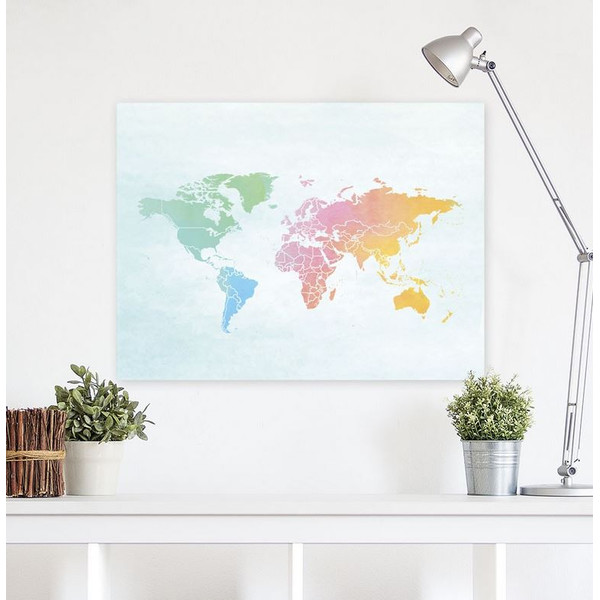 Miss Wood Mappa di Woody Acquerello Splash XL