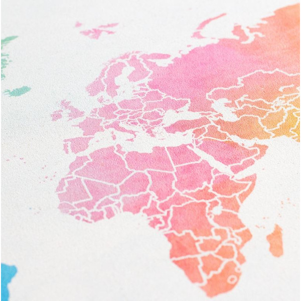 Miss Wood Mappa di Woody Acquerello Splash XL