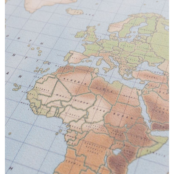 Miss Wood Mappa di Woody Acquerello Fisico XL