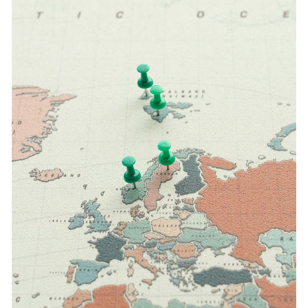 Miss Wood Mappa di Woody Acquerello Terracotta XL