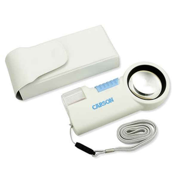 Carson Lente d`Ingrandimento Lupe CP-16 MagniFlash™, PRO, LED, 5x