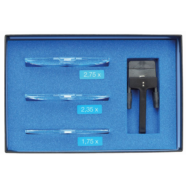 Schweizer Lente d`Ingrandimento Lenti RIDO-CLIP Basic-Line 1,75x, 2,35x, 2,75x