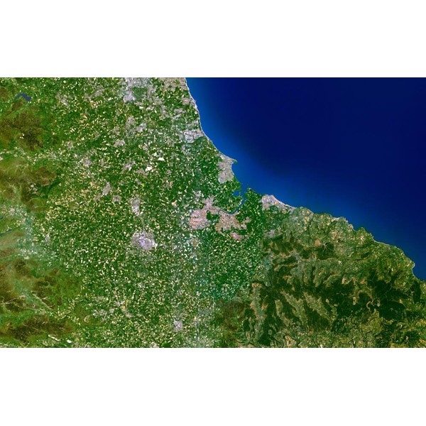 Planet Observer Mappa Regionale Regione di Darlington Middlesbrough