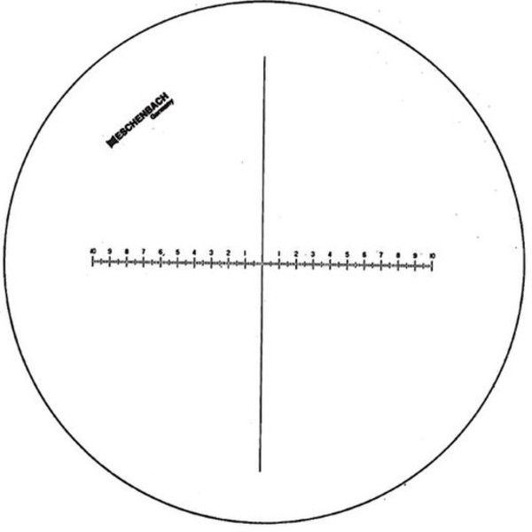 Eschenbach Scala di misurazione di precisione per lente di ingrandimento graduata 11547 e 115410