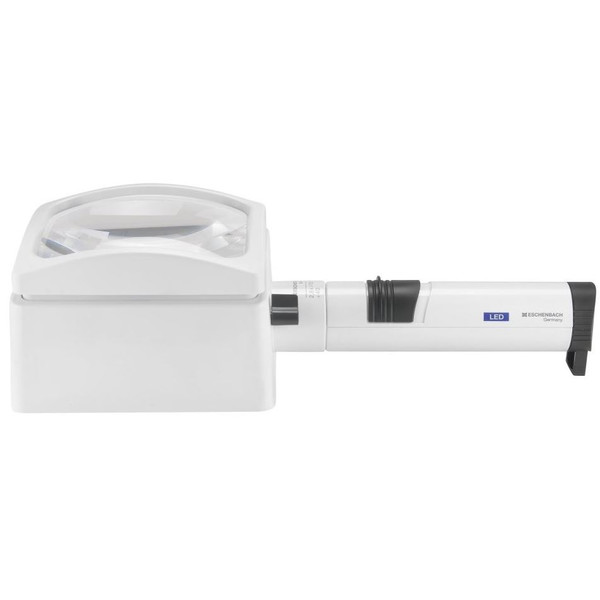 Eschenbach Lente di ingrandimento a LED, sistema varioPLUS, 100x75mm, 2,8X