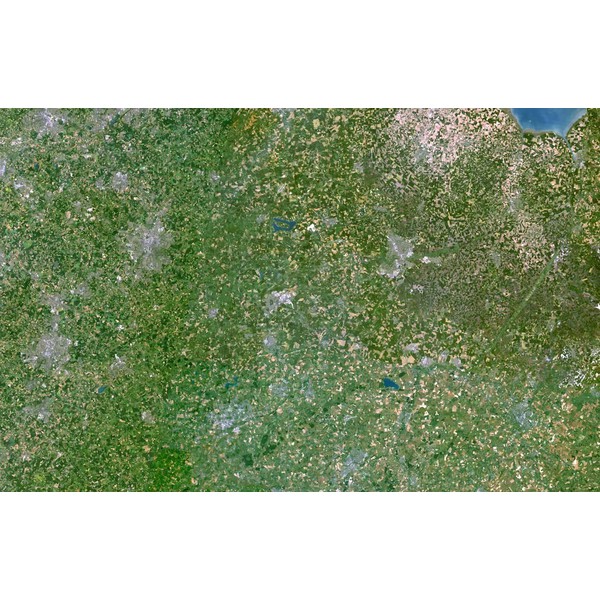 Planet Observer Mappa Regionale Regione delle Midlands orientali