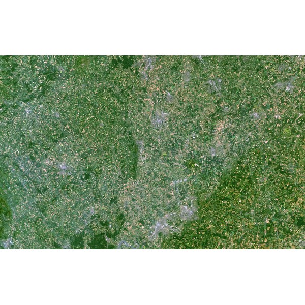 Planet Observer Mappa Regionale Regione del Gloucestershire