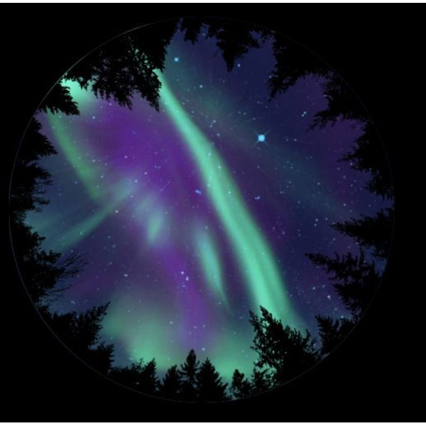 astrial Diapositiva per il Planetario Aurora Borealis Scenic di Sega Homestar