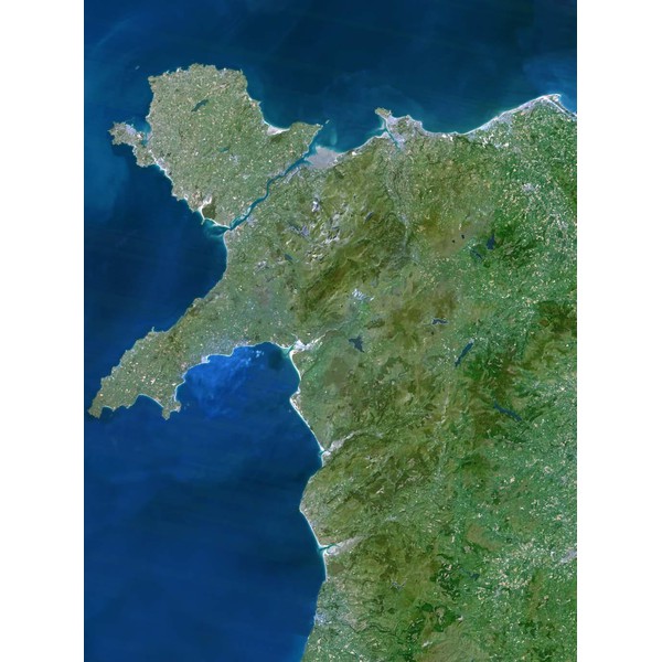 Planet Observer Mappa Regionale Regione del Galles nordoccidentale