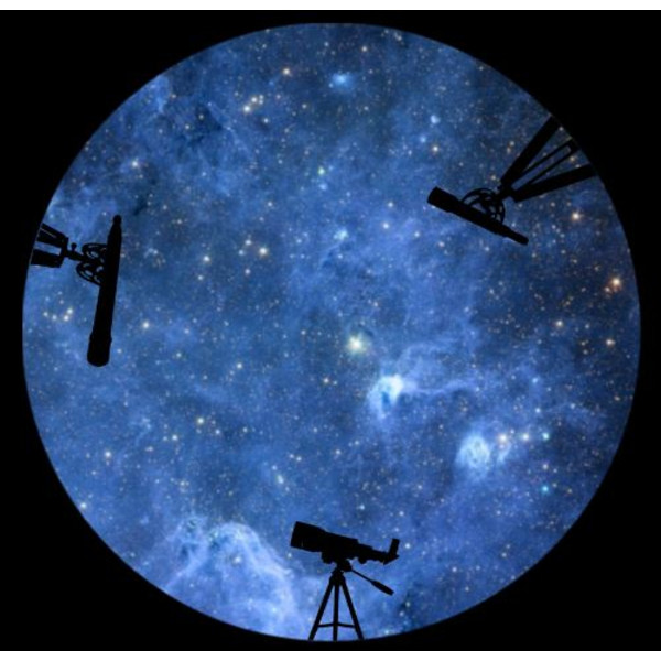 astrial Diapositiva per il Planetario Sega Homestar Disappearing Continent Scenic