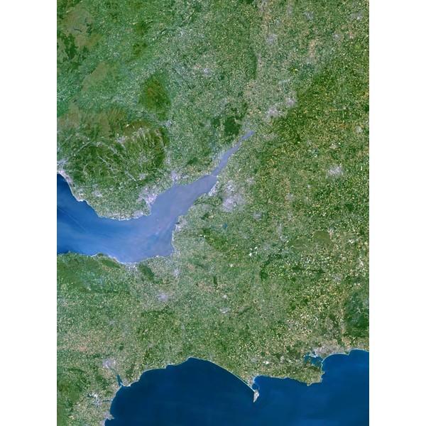 Planet Observer Mappa Regionale Regione del South West Great Britain