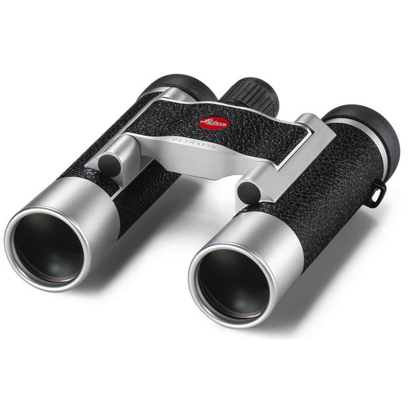 Leica Binocolo Ultravid 10x25 in pelle, argento