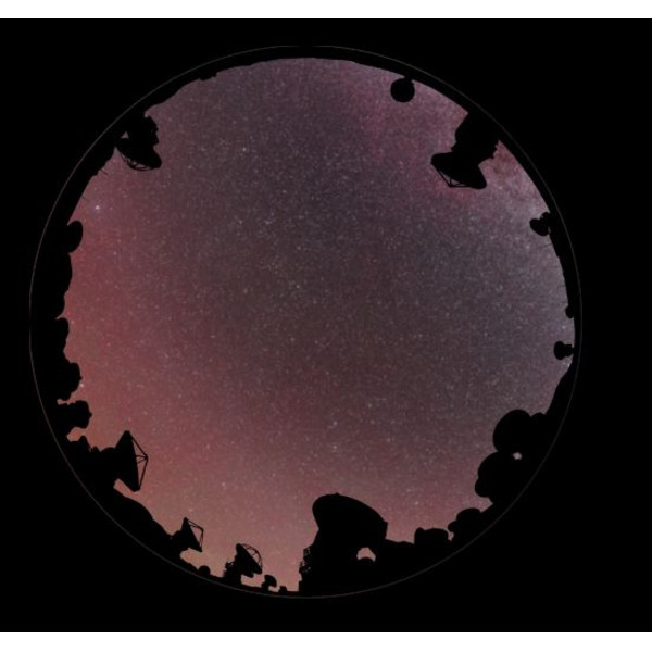 astrial Diapositiva per il Planetario Sega Homestar Il cielo sopra La Silla Scenic