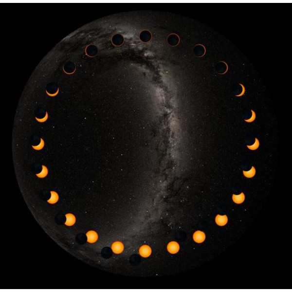 astrial Diapositiva per il Planetario Sega Homestar Eclissi solare anulare