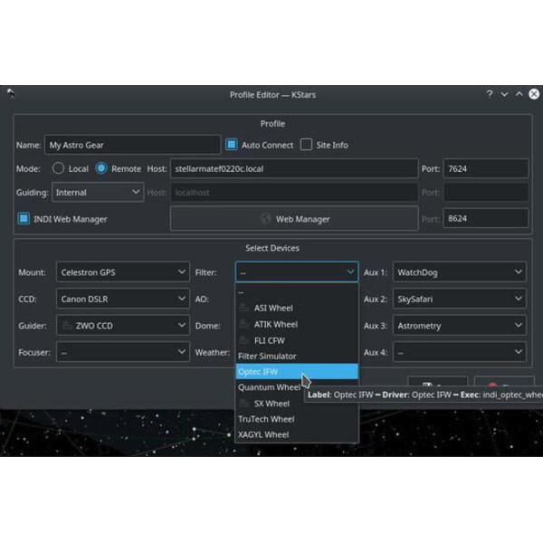 Ikarus Technologies Controller per l'astrofotografia StellarMate PLUS