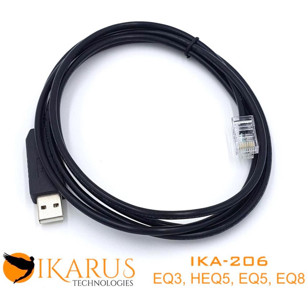 Ikarus Technologies Cavo di collegamento USB per Montature (EQDir  HEQ5,EQ3,EQ8,EQ5)