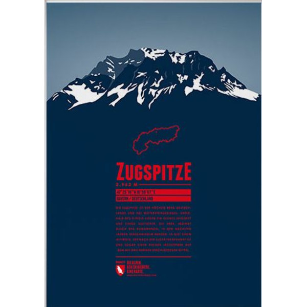 Marmota Maps Poster Zugspitze