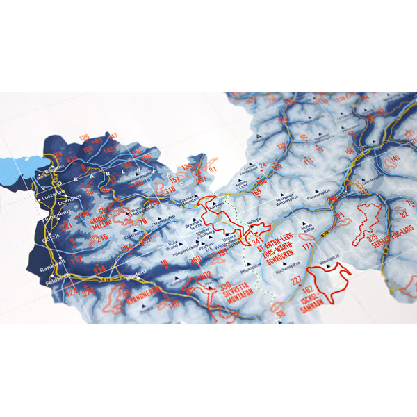 Marmota Maps Mappa Stazioni sciistiche dell'Austria