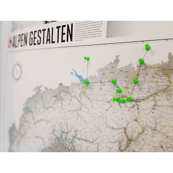 Marmota Maps Mappa Regionale Mapping Out the Alps (German)