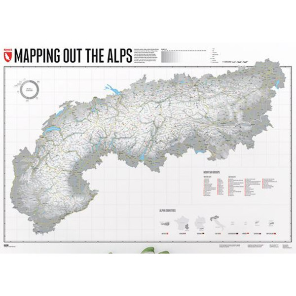 Marmota Maps Mappa Regionale Mapping Out the Alps (Englisch)