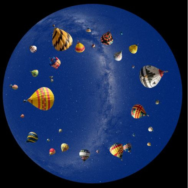 astrial Diapositiva per il Planetario Sega Homestar Mongolfiera Scenic