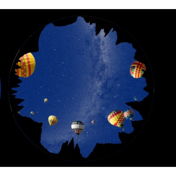 astrial Diapositiva per il Planetario Sega Homestar Mongolfiera Scenic