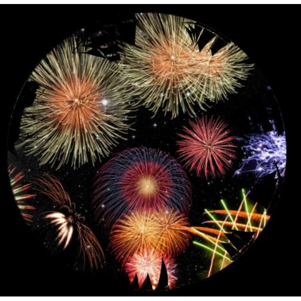 astrial Diapositiva per il Planetario Sega Homestar Fuochi d'artificio Scenic