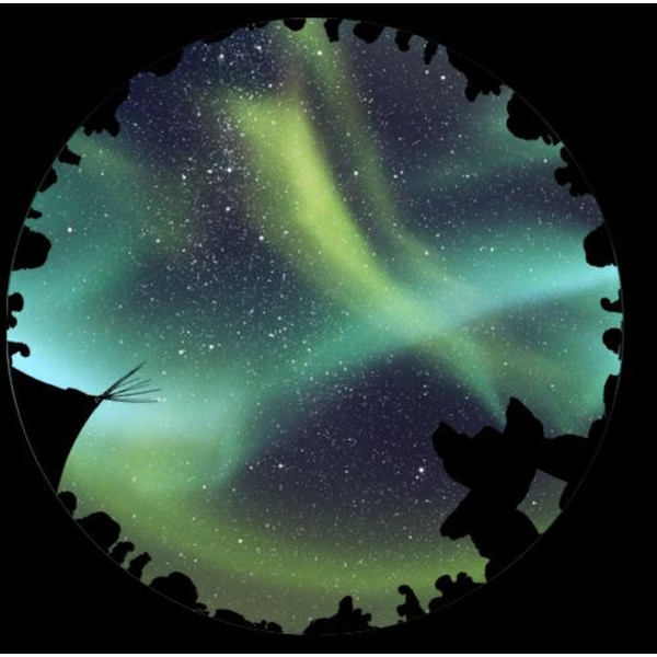 astrial Diapositiva per il Planetario Aurora Australis Scenic di Sega Homestar