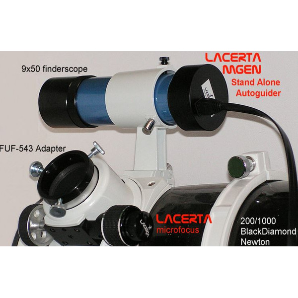 Lacerta Fotocamera Stand Alone Autoguider MGEN Version 2 mit 50mm Sucherfernrohr