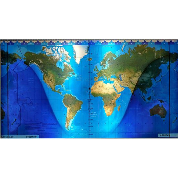 Geochron planisfero di ricambio (topografico)