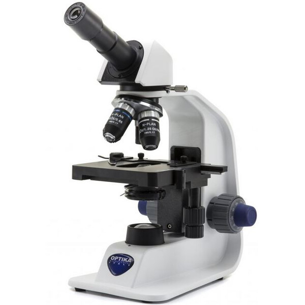 Optika Microscopio B-155R-PL, monoculare, batteria, 1000x