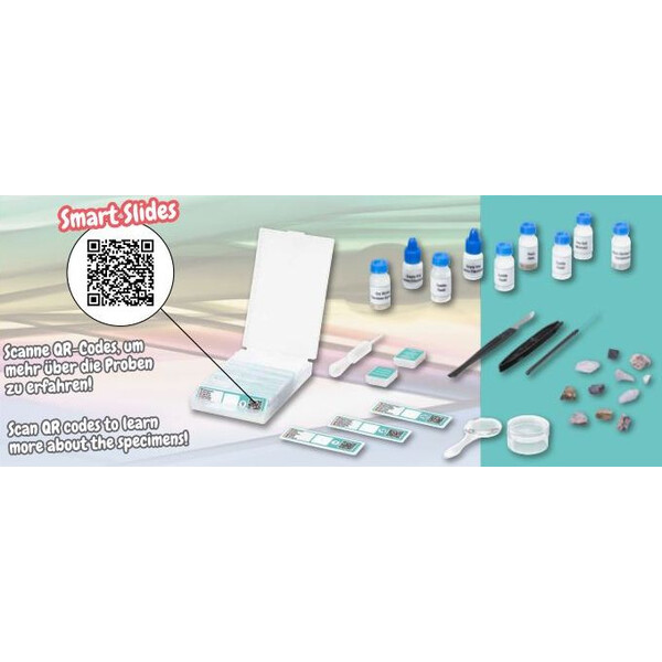 Bresser Junior Set di accessori per microscopi smart con codici QR