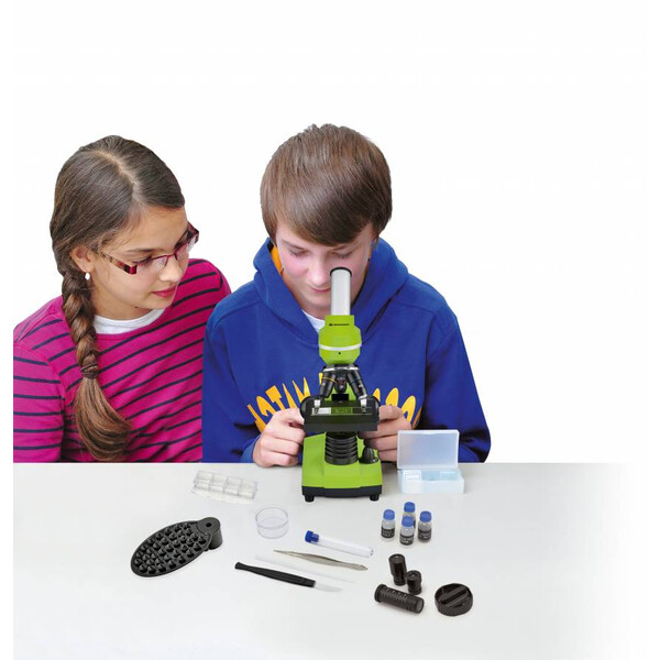 Bresser Junior Microscopio Biolux SEL verde