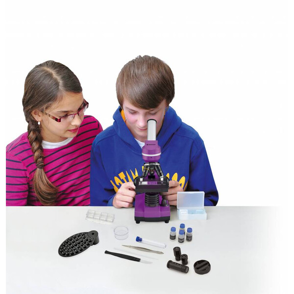 Bresser Junior Microscopio Biolux SEL violet
