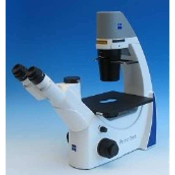 ZEISS Microscopio invertito Primovert trino, 40x, 100x Ph1, Cond 0.3