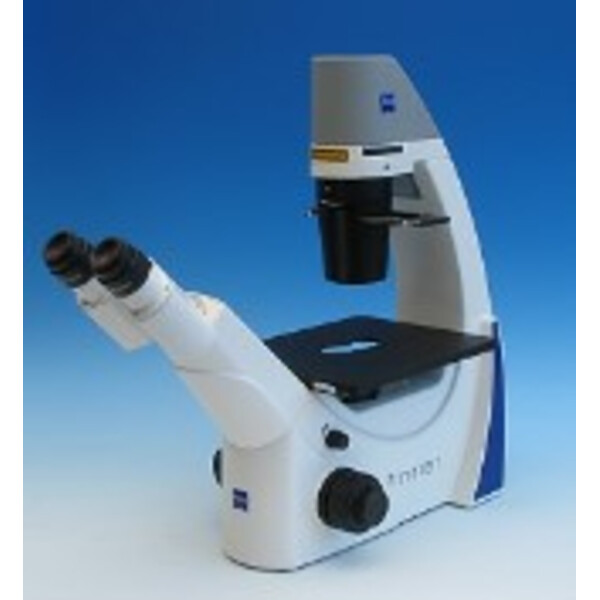 ZEISS Microscopio invertito Primovert bino Ph 0, Ph1, 40x, 100x, 200x, Kond 0.3