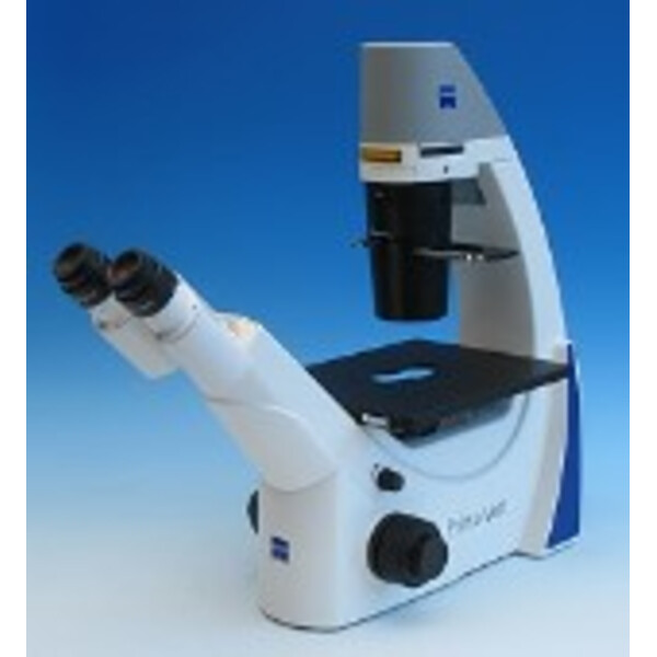 ZEISS Microscopio invertito Primovert bino Ph1, Ph2, 40x, 100x, 200x, 400x, Kond 0.4