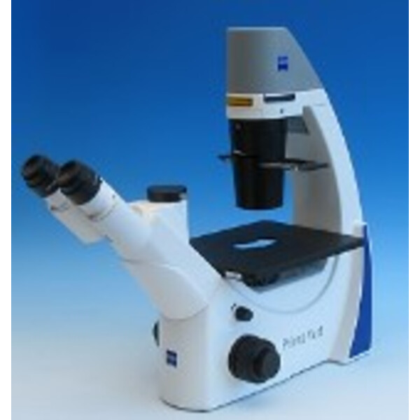 ZEISS Microscopio invertito Primovert trino Ph0, Ph1, Ph2, 40x, 100x, 200x, 400x Cond 0.4