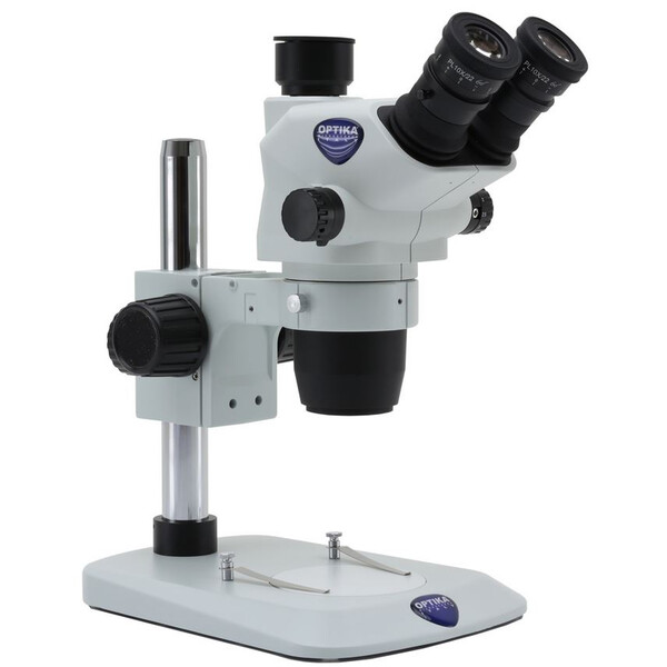 Optika Microscopio stereo zoom SZO-2, trino, 6.7-45x, Säulenstativ, ohne Beleuchtung