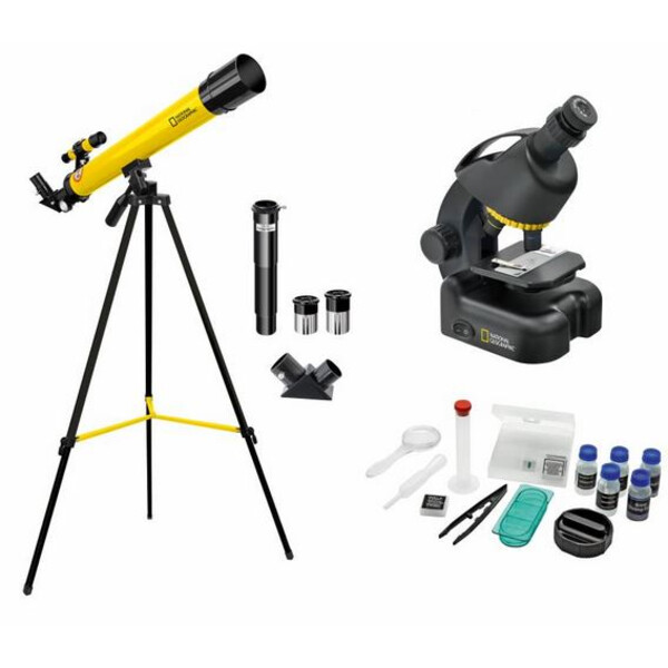 National Geographic Telescopio e microscopio in set per esperti